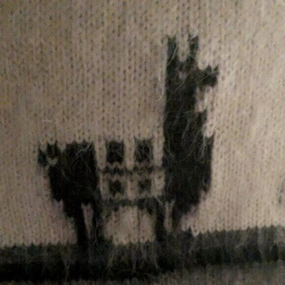 Vintage Sebsatex 100% baby alpaca tight knit sweater, new with tag - Picture 7 of 7